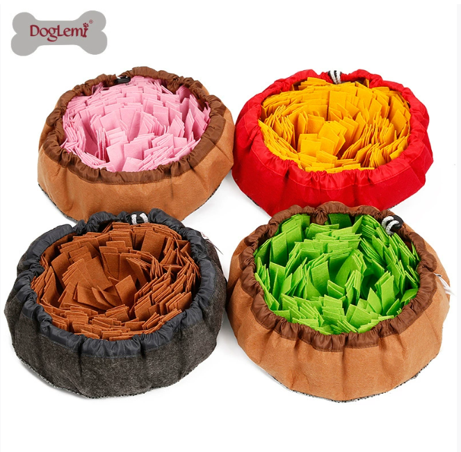 Snuffle Mat & Slow Feeder Bowl — Interactive Foraging Toy for Dogs