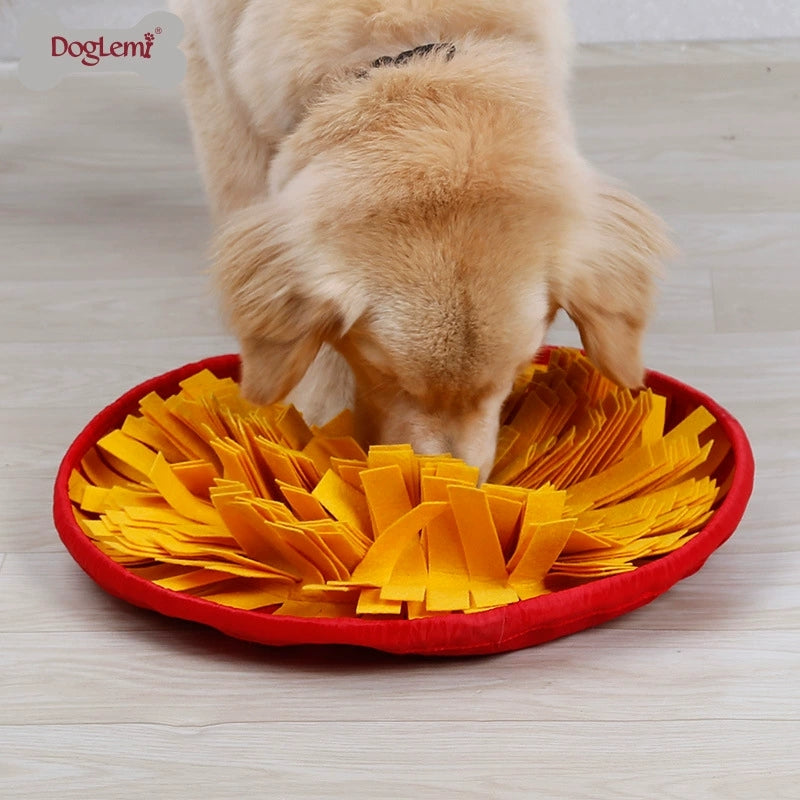 Snuffle Mat & Slow Feeder Bowl — Interactive Foraging Toy for Dogs