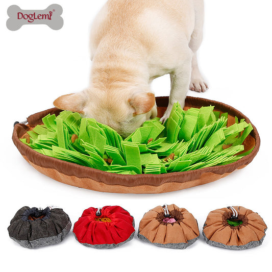 Snuffle Mat & Slow Feeder Bowl — Interactive Foraging Toy for Dogs
