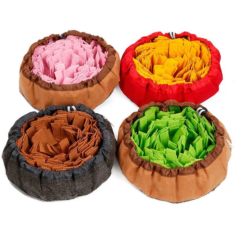Snuffle Mat & Slow Feeder Bowl — Interactive Foraging Toy for Dogs