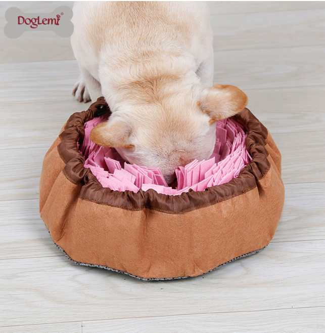 Snuffle Mat & Slow Feeder Bowl — Interactive Foraging Toy for Dogs